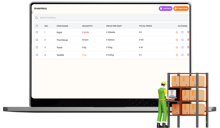 Restaurant Inventory Management & Stock Control