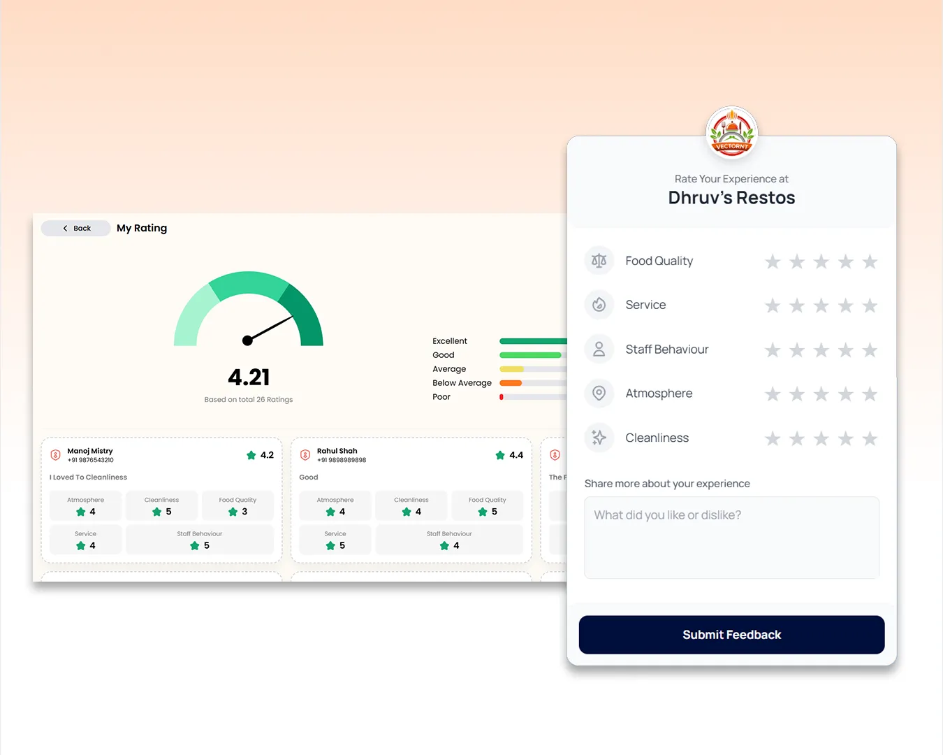 Restaurant Review & Customer Feedback System