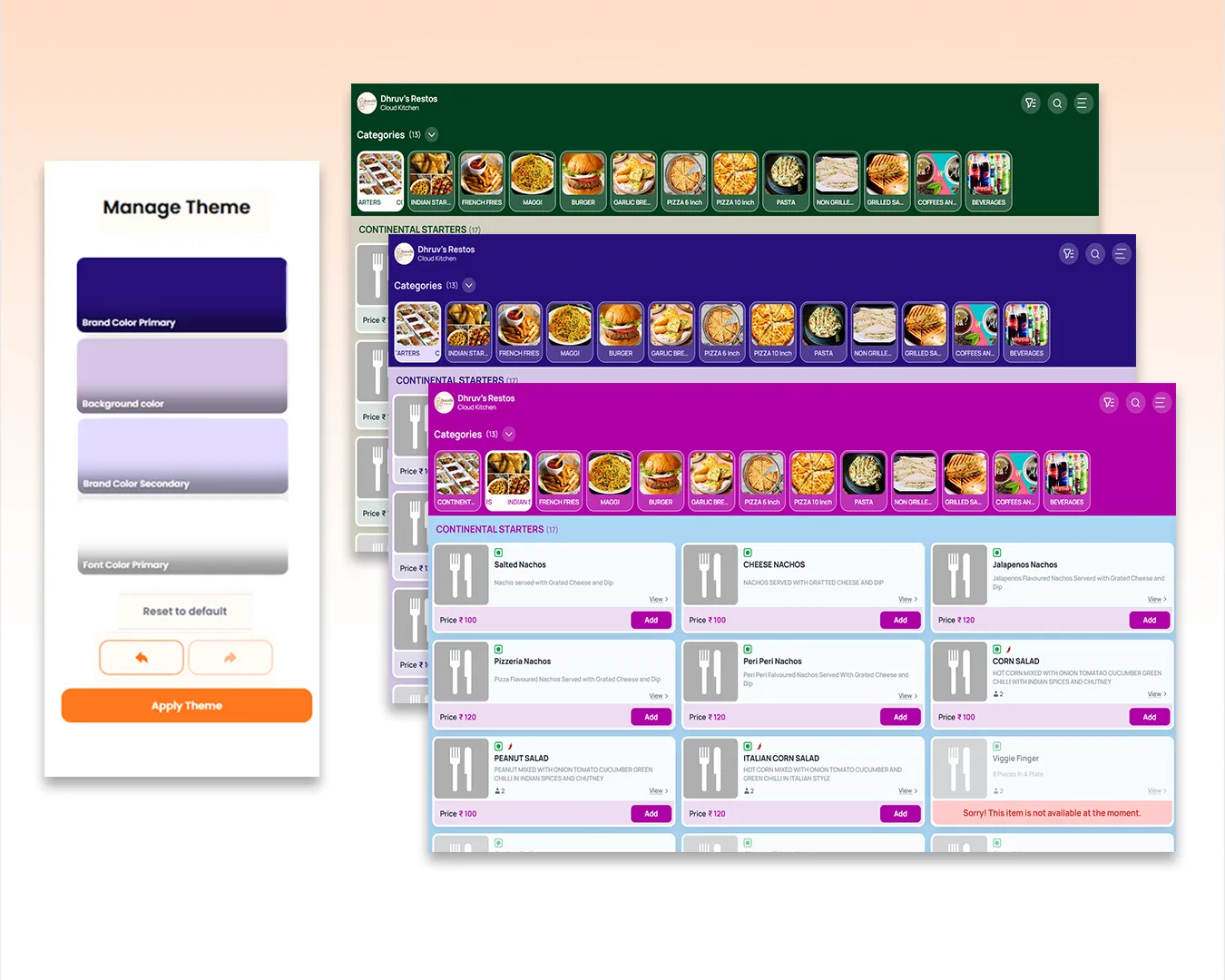 Customize Your Digital Menu Experience